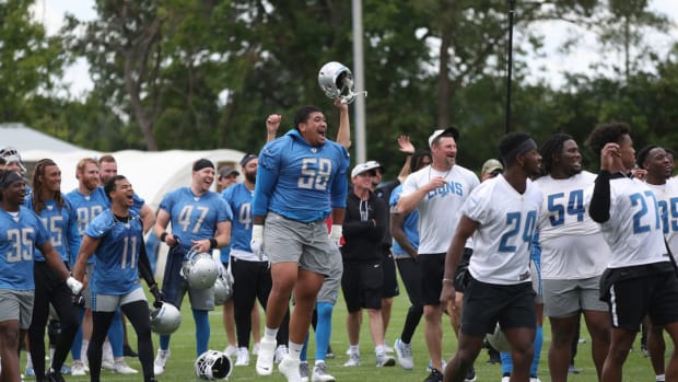 Detroit Lions offensive lineman Penei Sewell